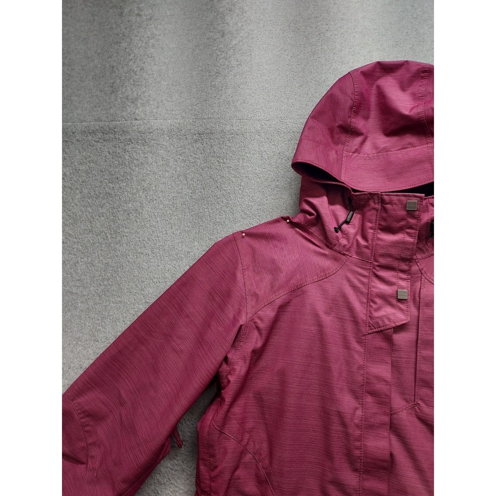 Columbia Sportwear Company Women Hoodie Jacket M Purple Full Zip Pockets Outdoor - Picture 3 of 15